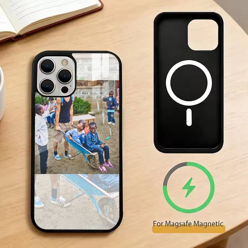 Луи Коул Чехол для iPhone 17, 16, 15, 14, 13, 12, 11 Plus, Pro Магнитный с MagSafe Беспроводная зарядка