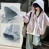 Модное женское пальто летнее корейский стиль свободный стройнящий топ куртка повседневный свободный плащ
