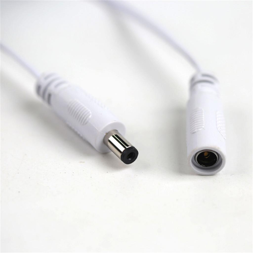 Кабель-удлинитель питания 5,5x2,1 мм, разъем «папа-мама», кабель-адаптер, удлинительный провод, штекер питания типа «бочонок» «папа-мама», адаптер питания