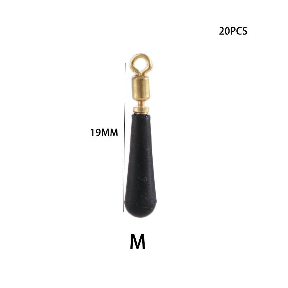 Rubber 20 pcs Accessory Tools Gear Tackle Fishing Gear Rotation Drift Fishing Floats Float seat