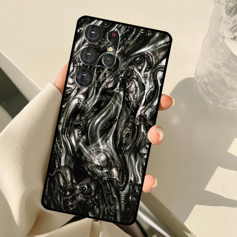 Чехол Hr Giger Li II для Samsung Galaxy S23 Ultra S21 S22 S24 S25 Ultra S9 S10 Plus S25 FE S20 FE Задняя крышка