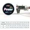 FTK Плетеная леска из полиэтилена, 120 м, 15-90 фунтов, 0,14-0,5 мм, 8-прядная мультифиламентная леска из полиэтилена