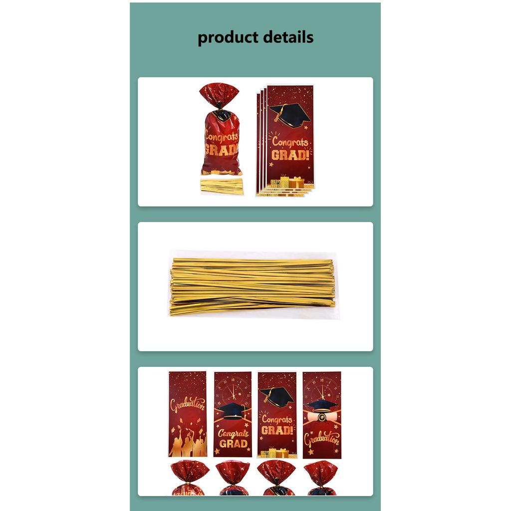 New Graduation Season Graduation Party Scene Layout Gift Bag With Hand Gift Bag Snacks Cookie Bag