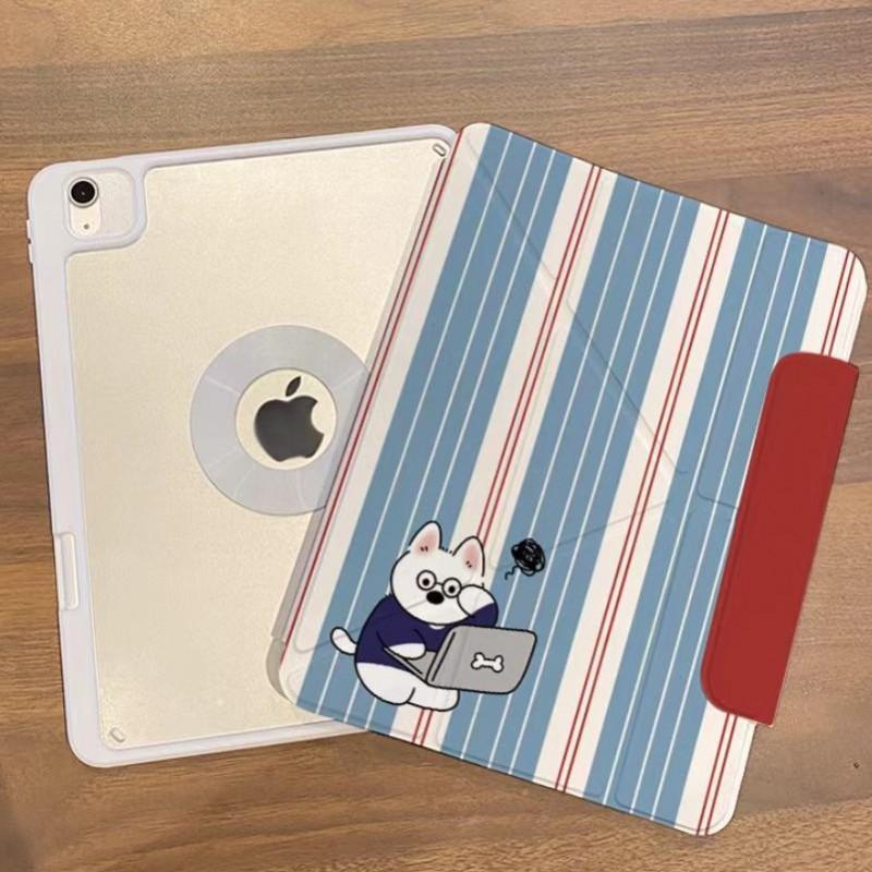 Magnetic Detachable Acrylic Case IPad Pro 11 Inch Mini 7 With Stand Support Cartoon Design Full Cover