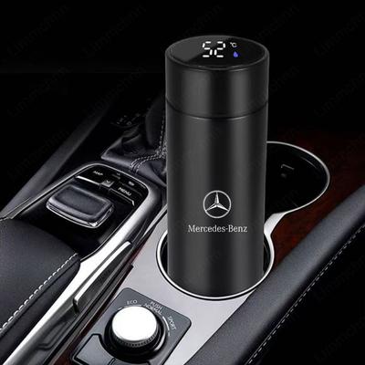 Умная термокружка из нержавеющей стали 304 с измерением температуры для Mercedes Benz C180 C200 C260 C300 W168 GLA CLA GLE GLK AMG