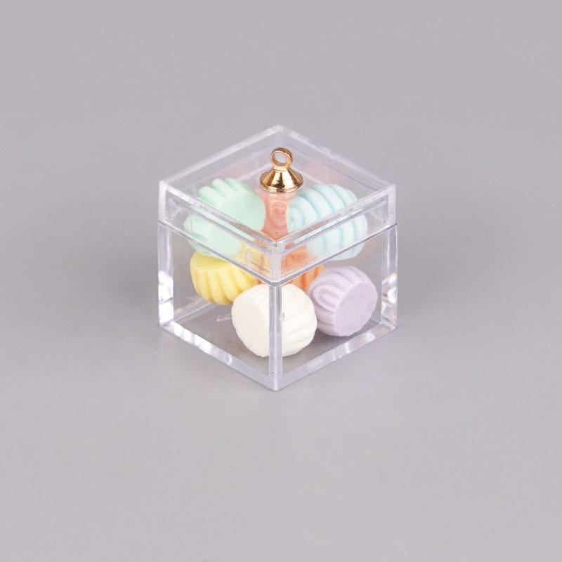 Dollhouse Doll House Miniature Food Game Candy Mini Color Boxed Lollipop Diy Jewelry Decorative Accessories