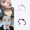 Хорошие украшения для тела Кольца для губ Кольцо для носа Клипса для рта Медицинская титановая сталь Клипса для тела Поддельный пирсинг 1 шт.
