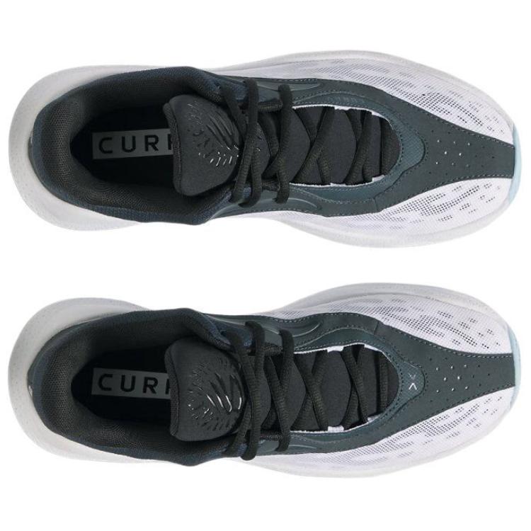 Under Armour Кроссовки для баскетбола Curry Splash, нескользящие, износостойкие, низкие, унисекс, черные с белым, 3028460-001