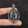 Tree Of Life Kambaba Jasper Pendant Copper Wire Wrapped Pendant Handmade Gemstone Pendant Copper Wire Wrap Jewelry Stylish Pendant For Gift