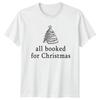 All Booked For Christmas Reading Christmas Tee Unisex Unisex Graphic TShirt