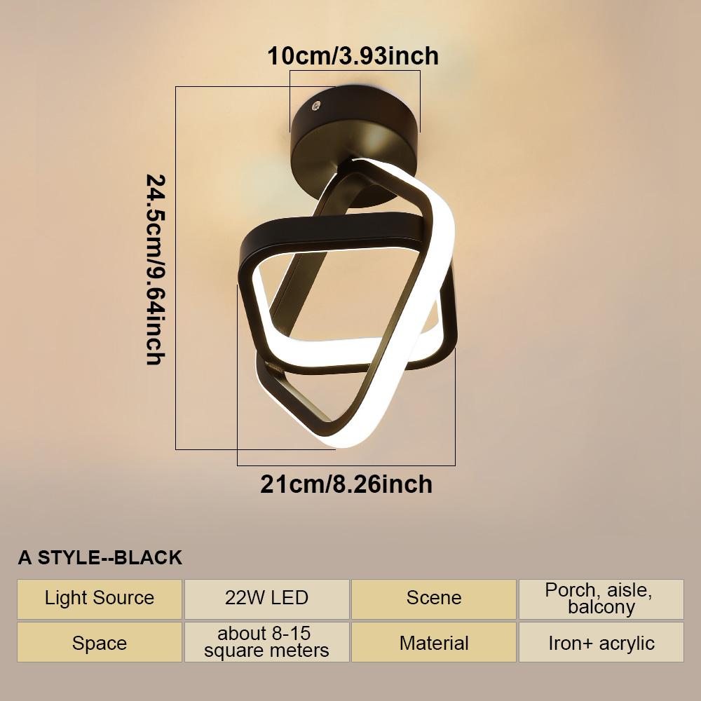 LED Aisle Ceiling Lamp Modern Style Ceil Hallway Balcony Bedroom LivingRoom Home Indoor Lighting DiningRoom Lights Office Lustre