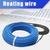 5-50m Twin Conductor Infrared Warm Heating Wire 220V 10w/m Heating Cable for Underfloor Heating System Insulated Alloy Heating Cable