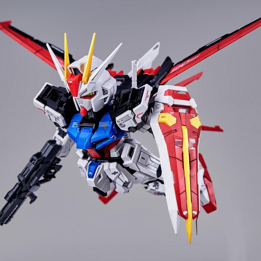 Модель Azesd Strike Gat-X105 Mgsd Фигурка Действия Aile Striker Gat-X105+Aqm/E-X01 Sd Сборная Модель Меха Чиби Коллекция Фигурок