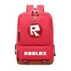 Стильный школьный рюкзак для детей с узором Roblox и регулируемыми мягкими плечевыми ремнями