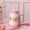 Germ Ceramic Infuser Tea Mug with Straw