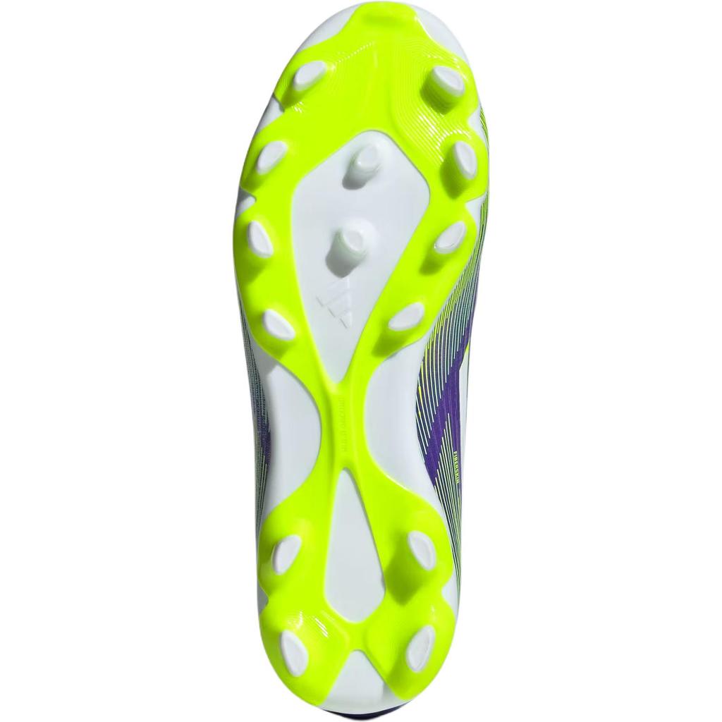 Adidas F50 League MG Универсальные Удобные Стильные Низкие Детские Футбольные Бутсы Детские Футбольные Бутсы Фиолетовые Белые Ярко-Лимонно-Желтые JH7752