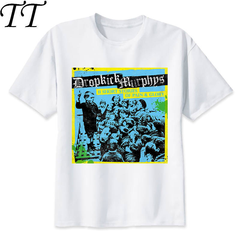 dropkick murphys T-Shirt men 2019 Summer tshirt casual white print t shirt for male comfortable