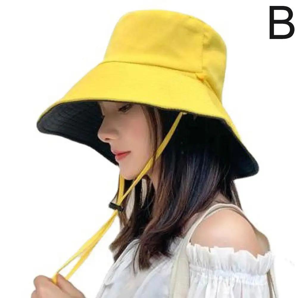 Foldable Sun Protection Hat Women Wide Brim Sun Visor UPF Spring 50+ Protection Traveling Hat Summer Hiking Cap Fishing