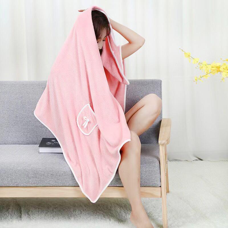 Женская быстросохнущая юбка для купания из кораллового флиса: Утолщенное, мягкое, впитывающее воду, удобное банное полотенце для весны и осени