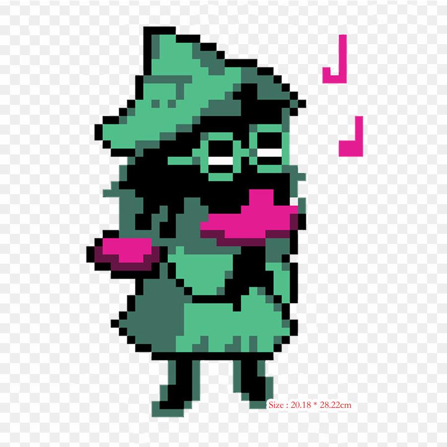 Deltarune ralsei gif deltarune видеоигры железные нашивки для одежды аппликации наклейки на одежду термочувствительный индивидуальный патч