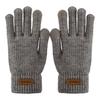 Women Winter Gloves Touch Screen Warm Knitted Gloves Soft Full Finger Thick Gloves for Daily Outings Driving Outdoors