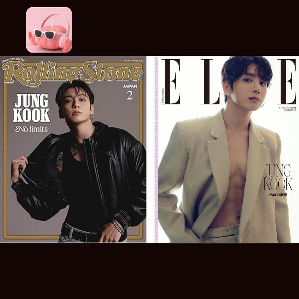 BTS ЧОНГУК Обложка ЯПОНСКИЙ ЖУРНАЛ Rolling Stone vol.33 Февраль 2026 ELLE Japon 2026 ВЕСНА ЧОНГУК