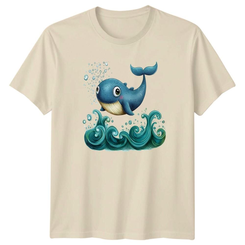 Cute Whale TShirt Ocean Life Wildlife Gift For Him And Her