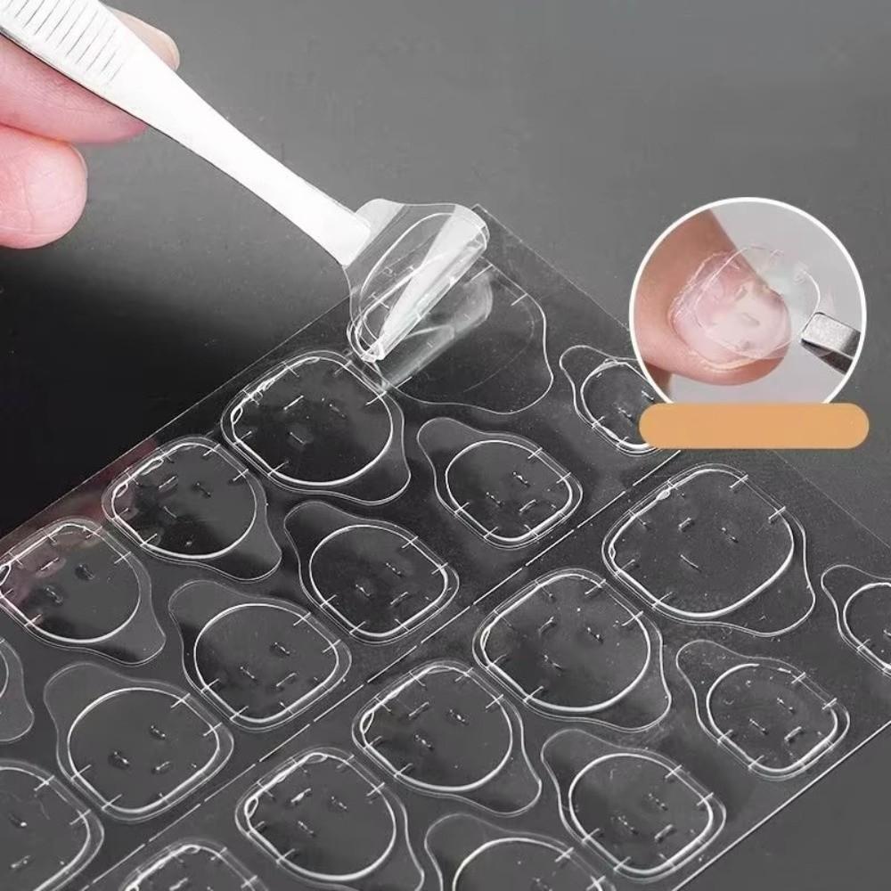 Transparent Double Sided Stickers Self Adhesive UV Jelly Nail Glue New Nail Jelly Glue Women