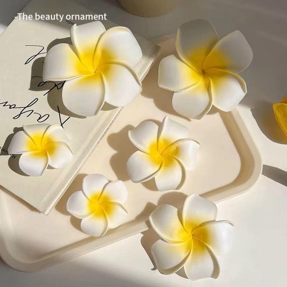 Заколка для волос с цветком в корейском стиле, головной убор для морского отдыха, пляжная заколка для волос, свадьба