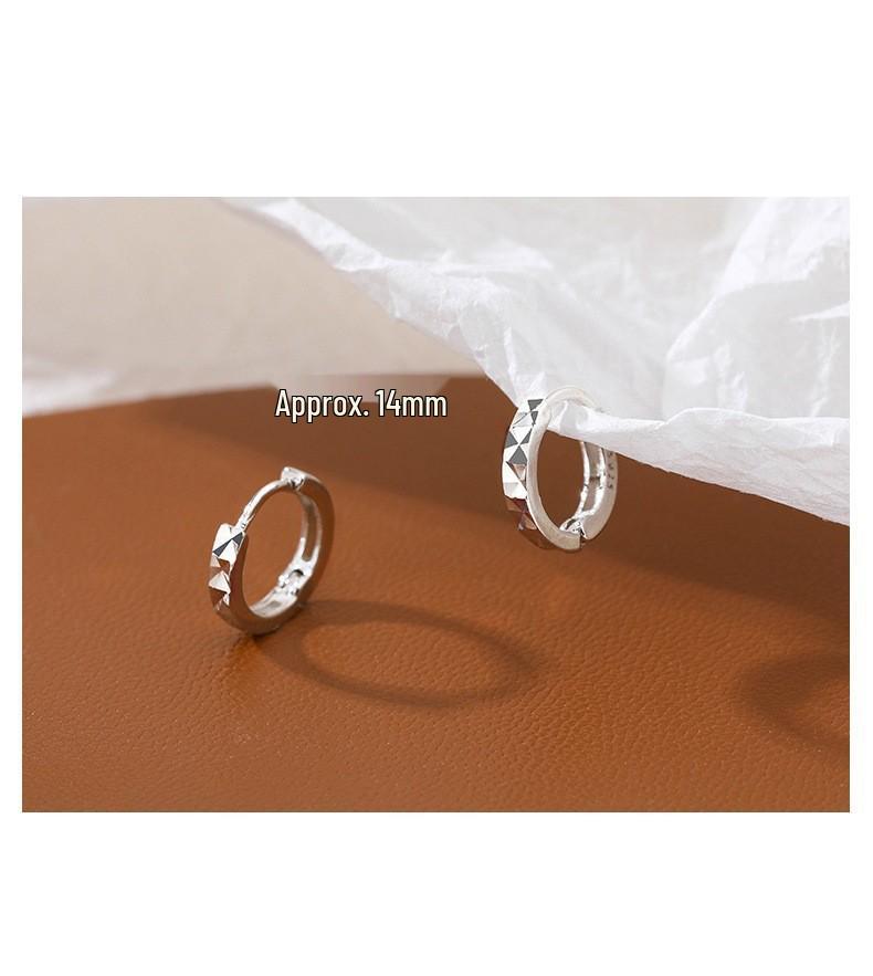 Геометрические серьги-кольца в корейском стиле: Элегантные, Универсальные Украшения для Ушей для Женщин и Студенток