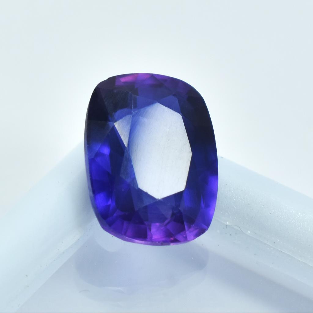 Natural Purple Tanzanite Loose Gemstone 4.45 ct Cushion Shape for Jewelry Making and Gem Collections