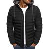 Men's Padded Jacket High Quality Solid Color Down Padded Jacket Hooded Thick Loose Men's Padded Jacket