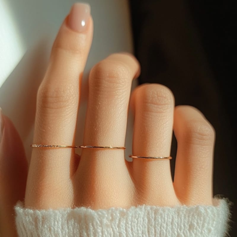 Jubiler Layered Slender Ring