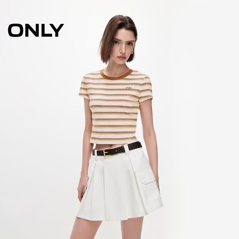 ONLY 2026 Spring Striped Short-Sleeve T-Shirt