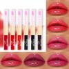 Double-ended Pearlescent Hydrating Lip Glaze Natural Long-lasting Non-stick Doe Lip Gloss