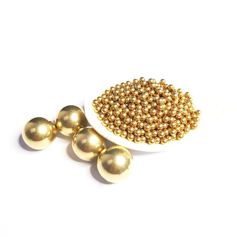 OD 1-8mm прецизионные латунные твердые шарики промышленные подшипниковые шарики медная сфера