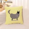 Cartoon Animal Print Pillow Case Living Room Sofa Cushion Cover Bedroom Room Bedside Home Decoration