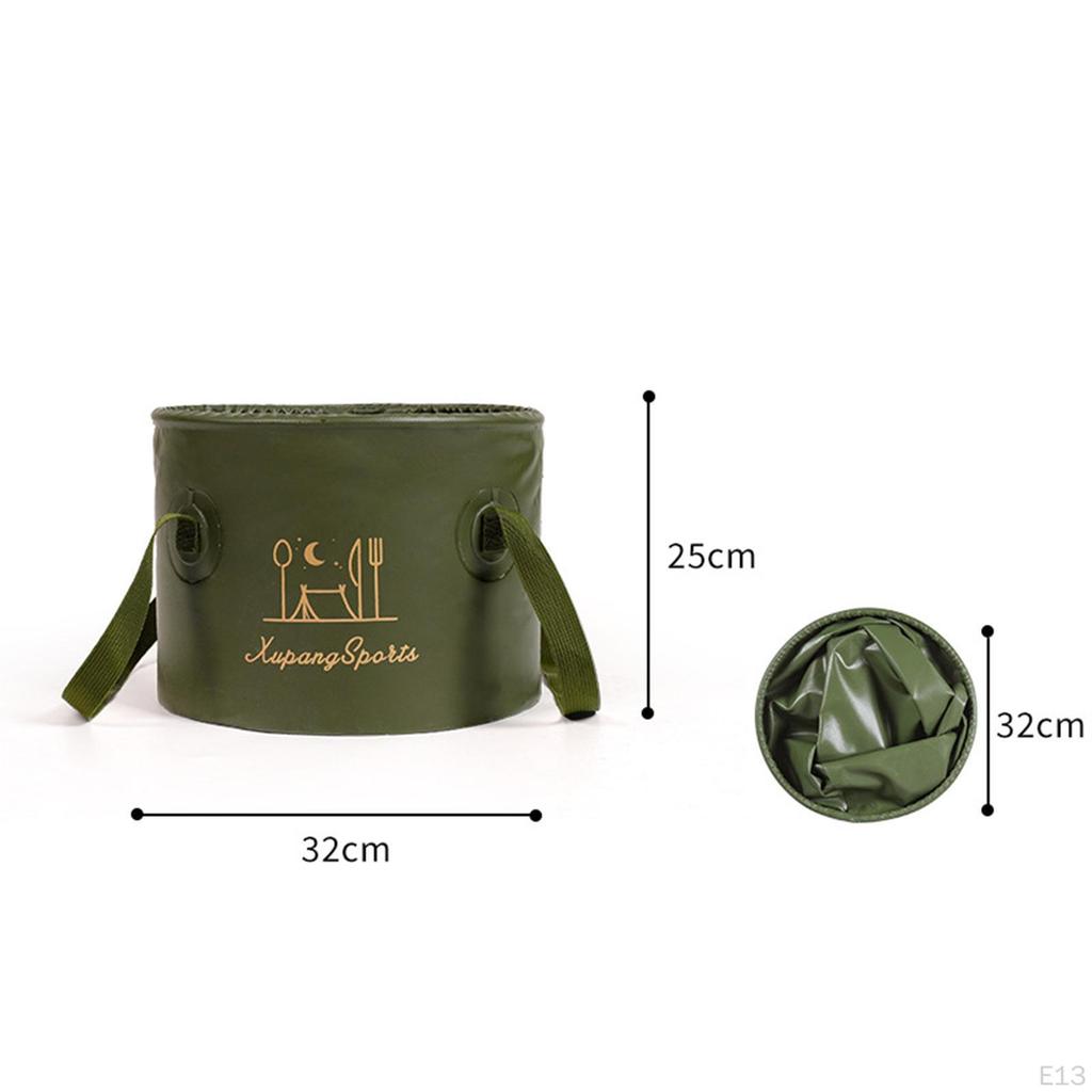 Складное ведро для рыбалки, герметичное, водонепроницаемое, переносное, контейнер для воды, складная раковина
