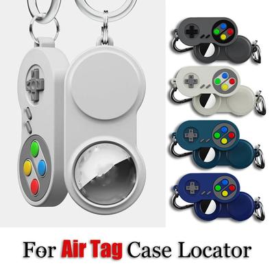 4 шт. мягкий силиконовый брелок для Apple Airtags чехол защитный чехол для держателя Airtag трекера аксессуары Air Tag игровой чехол брелок