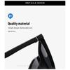 aoron TR90 Polarized Glasses Men's and Women's Square Frame Retro Sunglasses