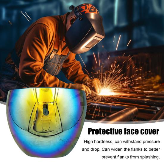 Full Face Sunglasses for Men Women Mirror Shield Glasses Full Face Visor Protective Goggles for Cycling Running Sports