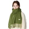 JIUMU Women's Pure Wool Winter Scarf and Shawl