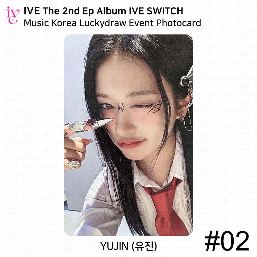IVE Второй EP-альбом IVE SWITCH MusicKorea Lucky Draw Фотокарточка Polaroid KPOP