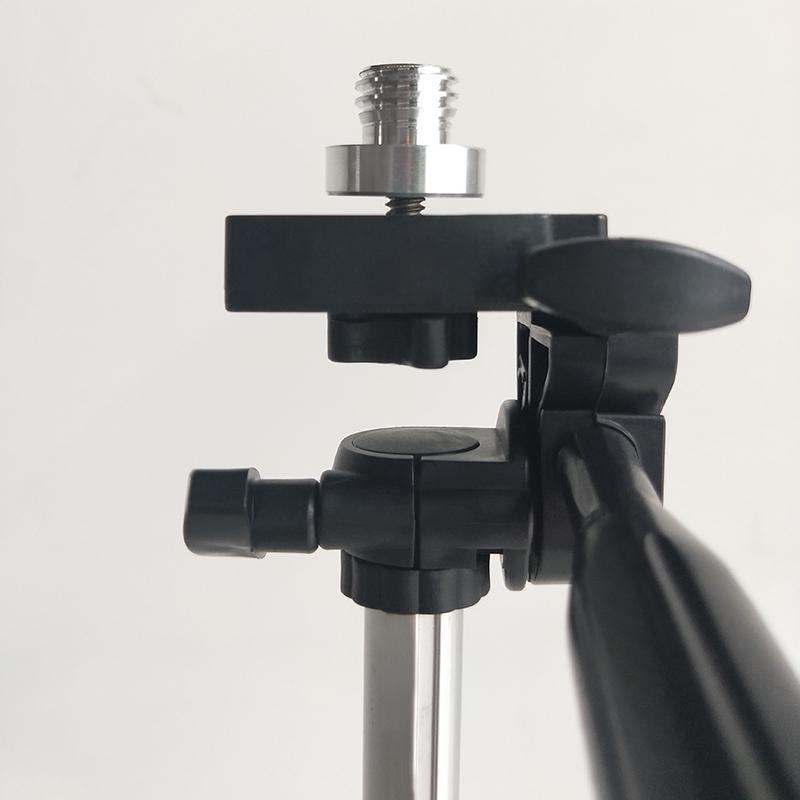 Поворотная поворотная головка с поворотным шарниром от 5/8 до 1/4 дюйма для подключения лазерного уровня и регулируемого по высоте кронштейна или адаптера для штатива с регулируемой высотой 1,2/1,5 м.