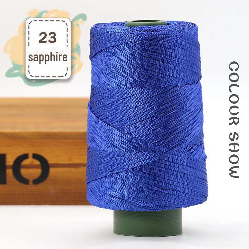 Легкая мерсеризованная хлопковая и льняная нить для шляп, обуви, сумок, подушек. Идеально подходит для изделий ручной работы с усовершенствованной шелковой нитью.