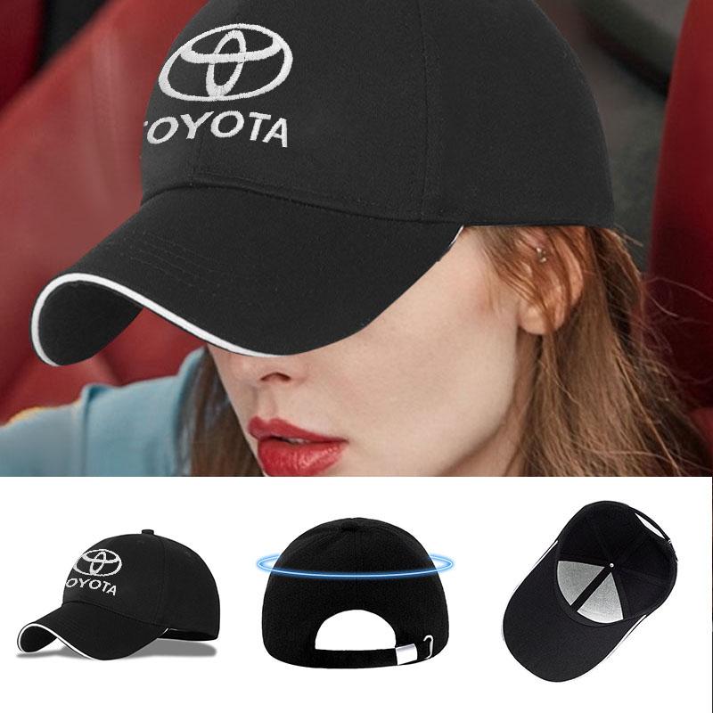 Toyota Хлопковая спортивная бейсболка с логотипом и регулируемым ремешком для мужчин и женщин