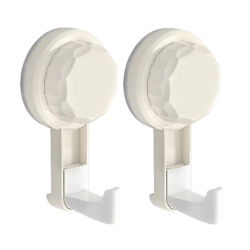 Xiaomi 2/4PCS Suction Cup Hooks No Drill Bathroom Wall Hooks Rotating Vacuum Towel Hanger Shower Kitchen Loofah Organizer Removable450000