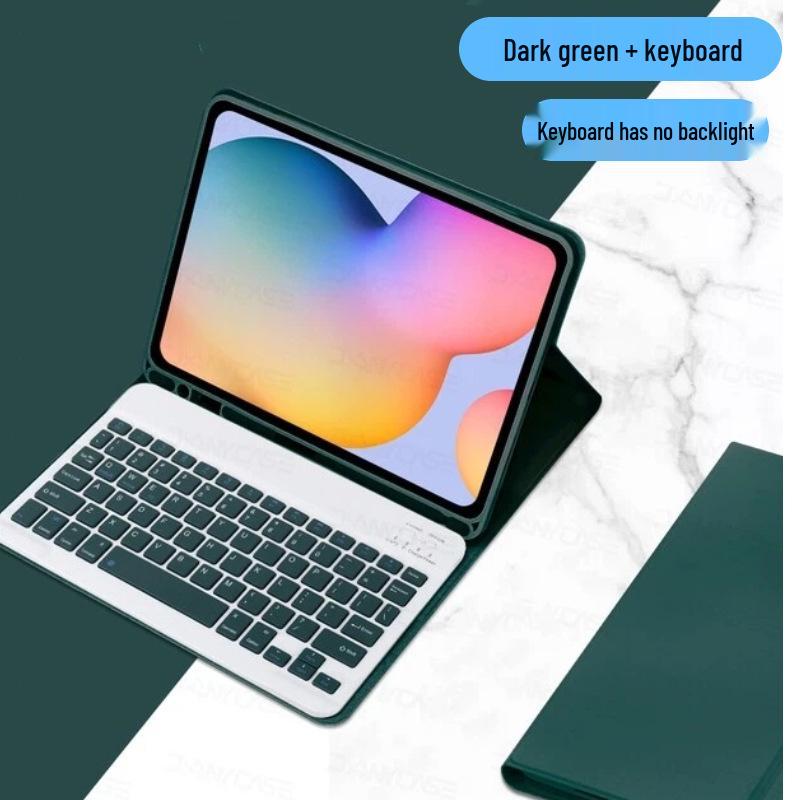 Съемный чехол-клавиатура для iPad с держателем для стилуса и 7-цветной подсветкой