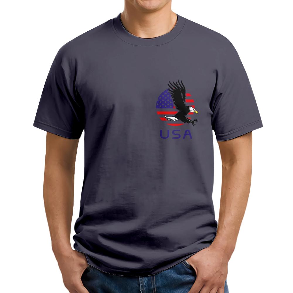 Мужская одежда с рисунком орла и 3D-печатью