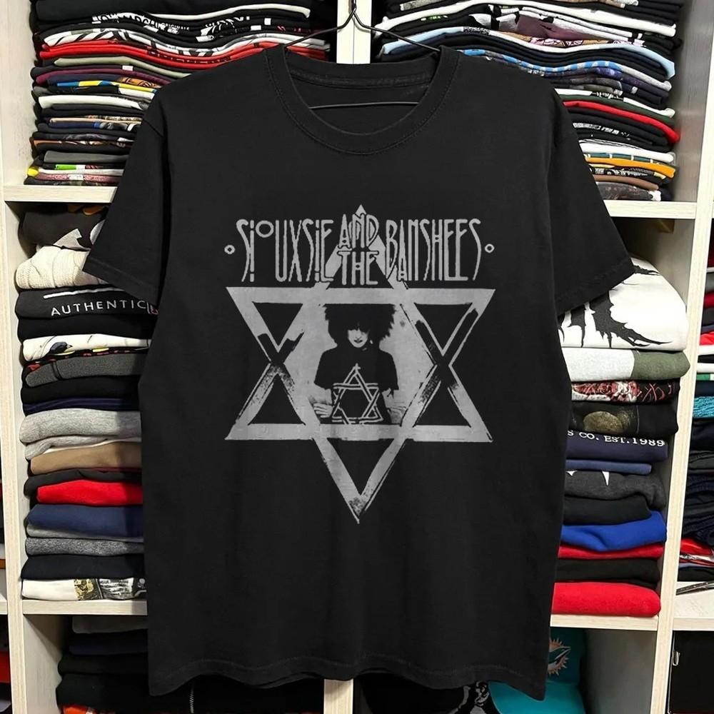 HOT Siouxsie and the Banshees t shirt Black Cotton Tshirt Size S5XL Unisex T-Shirt
